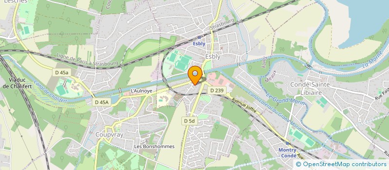 localisation de l'entreprise STAR SYSTEM à ESBLY