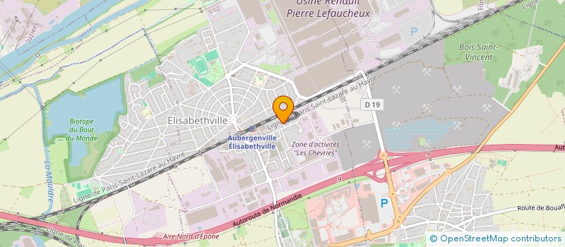 localisation de l'entreprise STAR SYSTEME  AUBERGENVILLE