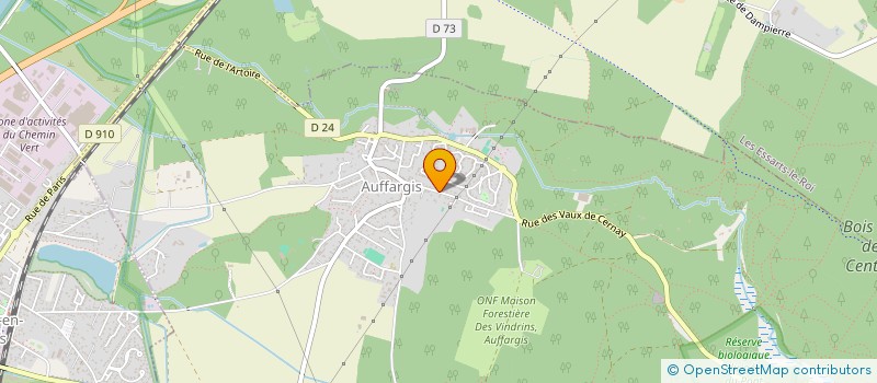 localisation de l'entreprise STAR TECH INFORMATIQUE  AUFFARGIS