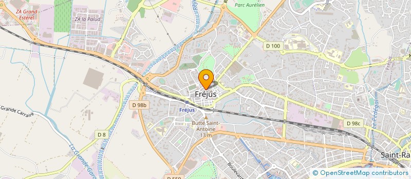 localisation de l'entreprise STAR TELECOM IMPORT STI à FREJUS