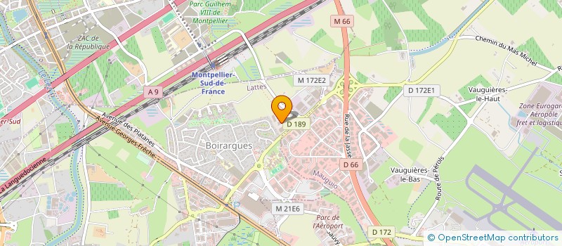 localisation de l'entreprise STAR TELEMATIQUE à LATTES