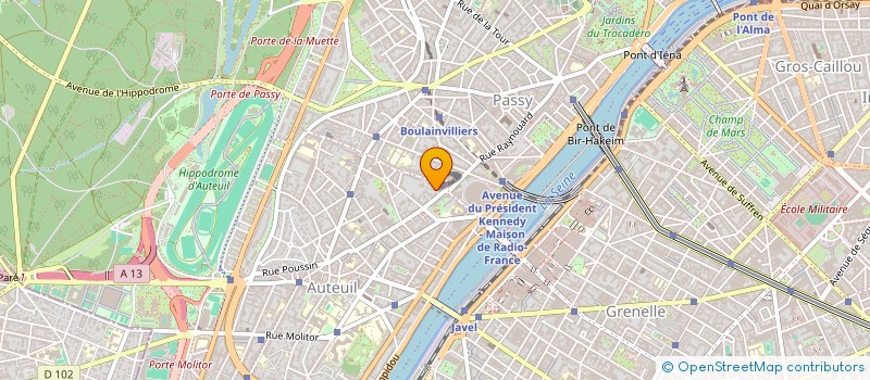 localisation de l'entreprise STAR TOURISME SERVICES à PARIS
