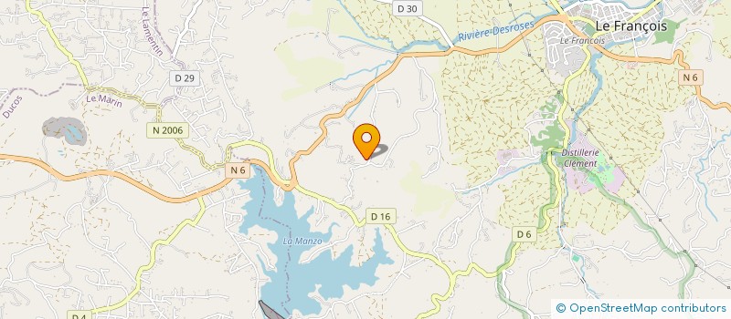 localisation de l'entreprise STAR TRANSPORT  LE FRANCOIS