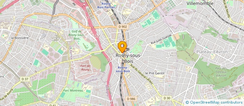localisation de l'entreprise STAR TRANSPORTS à ROSNY-SOUS-BOIS