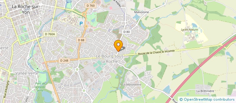 localisation de l'entreprise STAR WASH AUTO à LA ROCHE-SUR-YON