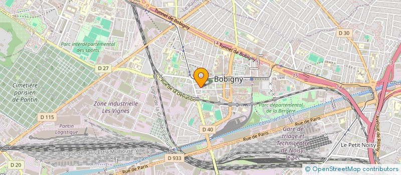 localisation de l'entreprise STAR48  BOBIGNY