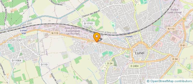 localisation de l'entreprise STARAKA  LUNEL