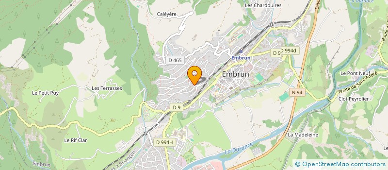 localisation de l'entreprise STARALPES  EMBRUN