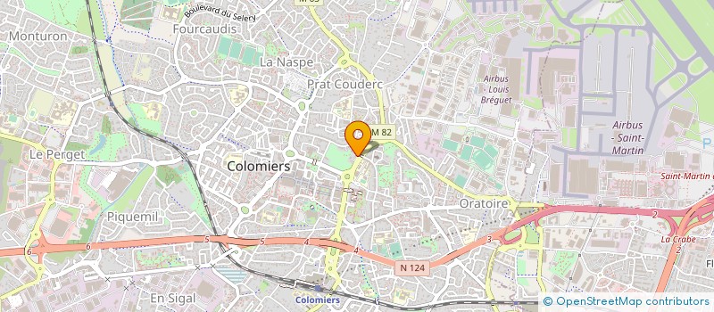 localisation de l'entreprise STARANTINO à COLOMIERS