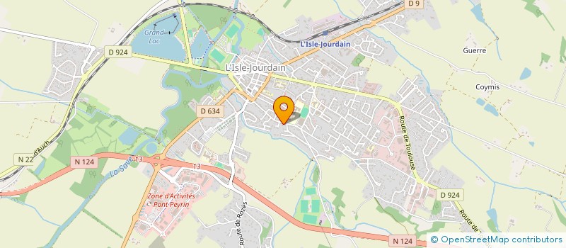 localisation de l'entreprise STARAUTO 32 à L'ISLE-JOURDAIN