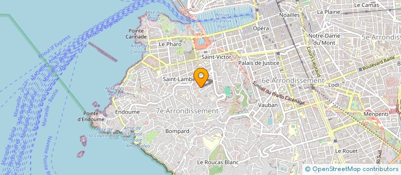 localisation de l'entreprise STARBIO à MARSEILLE