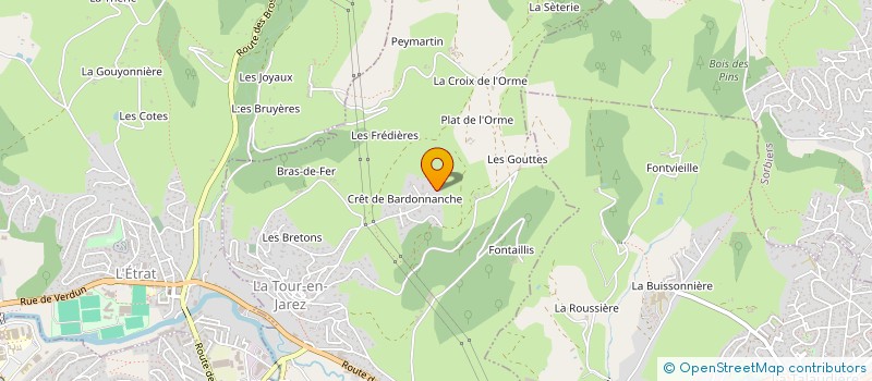 localisation de l'entreprise STARBOX FRANCE à LA TOUR-EN-JAREZ