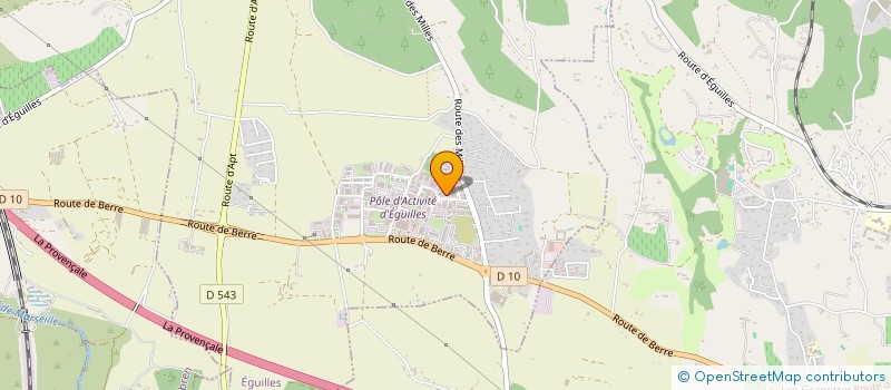 localisation de l'entreprise STARBOX SELF STOCKAGE  EGUILLES