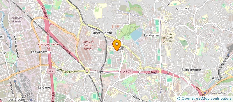 localisation de l'entreprise STARBRANDS à MARSEILLE