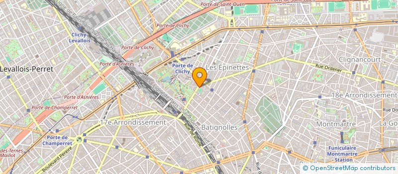 localisation de l'entreprise STARBUN 17  PARIS