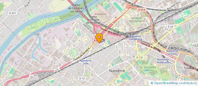 localisation de l'entreprise STARBURST CREW  NANTERRE