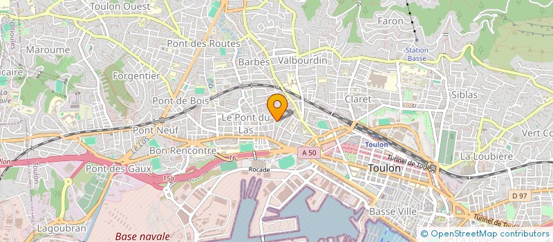 localisation de l'entreprise STARC à TOULON