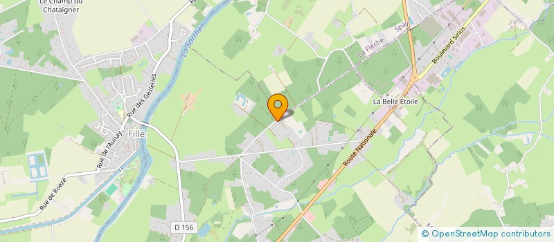 localisation de l'entreprise STARCA PATRIMOINE à ARNAGE