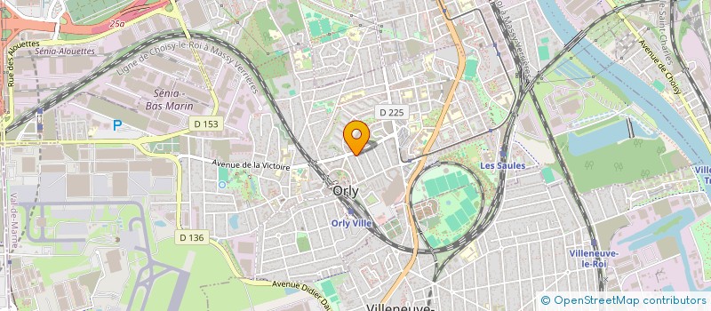 localisation de l'entreprise STARCAB 94 à ORLY