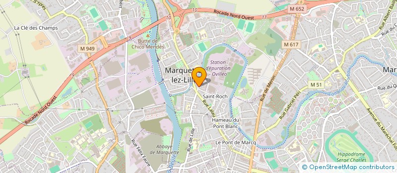 localisation de l'entreprise STARCOMM à MARQUETTE-LEZ-LILLE