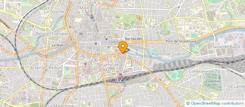 localisation de l'entreprise STARDIFFUSION à RENNES