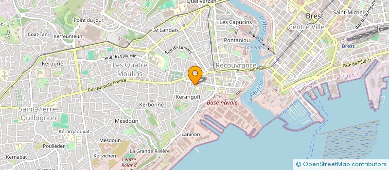 localisation de l'entreprise STARDUST à BREST
