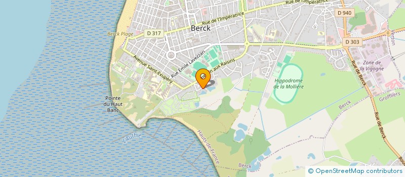 localisation de l'entreprise STARDUST  BERCK