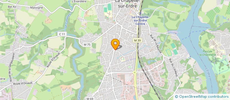 localisation de l'entreprise STARDUST à LA CHAPELLE-SUR-ERDRE