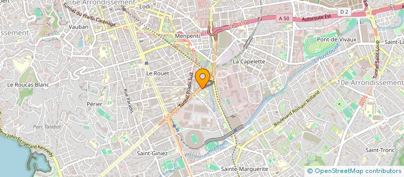 localisation de l'entreprise STARECOM COMMUNICATION  MARSEILLE