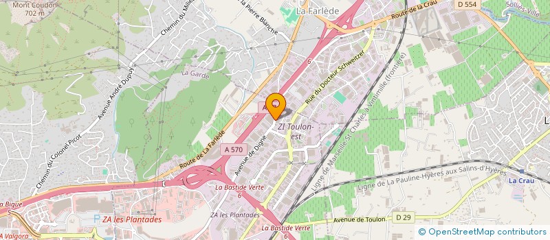 localisation de l'entreprise STARECOM VAR à LA GARDE