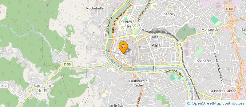 localisation de l'entreprise STARELA à ALES