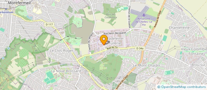 localisation de l'entreprise STARELEC à CHELLES
