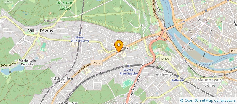 localisation de l'entreprise STARFISH FRANCE à SEVRES