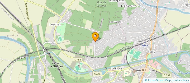 localisation de l'entreprise STARFIT VAL D'EUROPE  COUPVRAY