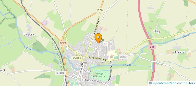 localisation de l'entreprise STARFLEGS à SEES