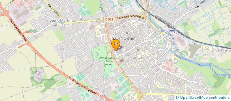 localisation de l'entreprise STARFOOD  SAINT-OMER