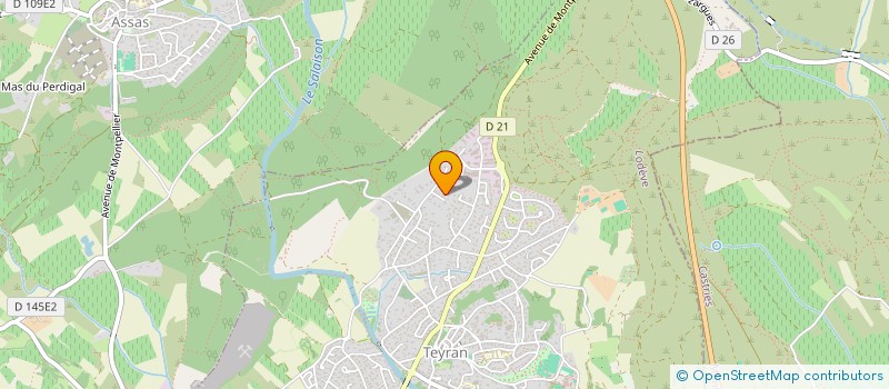 localisation de l'entreprise STARG  TEYRAN