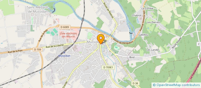 localisation de l'entreprise STARGATE INFORMATIQUE ASSISTANCE  MUSSIDAN