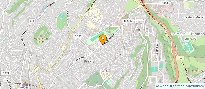 localisation de l'entreprise STARGLASS NORMANDIE  BIHOREL