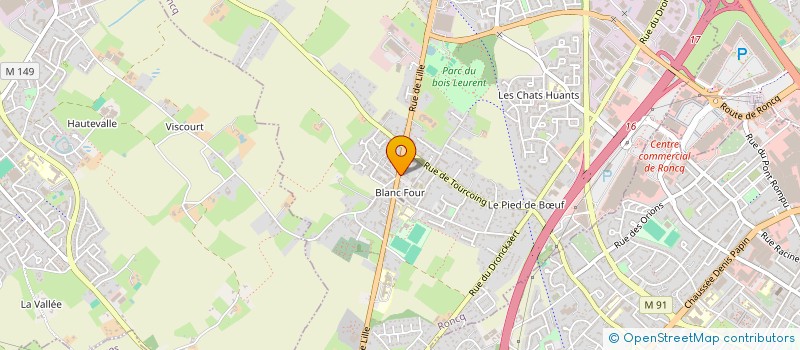 localisation de l'entreprise STARGREEN  RONCQ