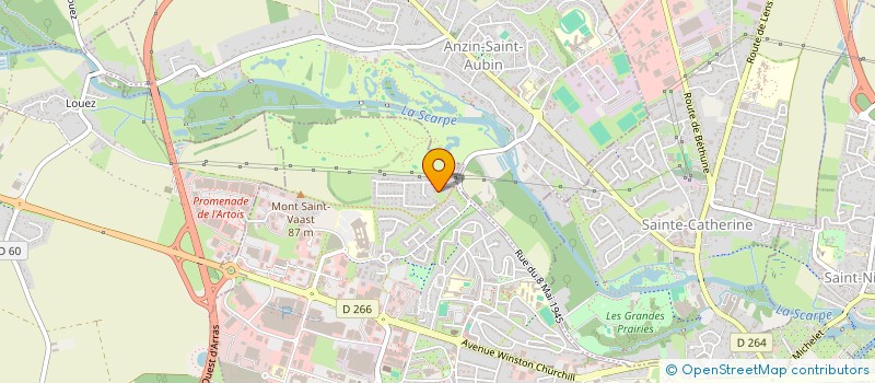 localisation de l'entreprise STARION à ARRAS