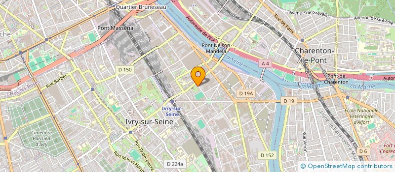 localisation de l'entreprise STARJEUX  IVRY-SUR-SEINE