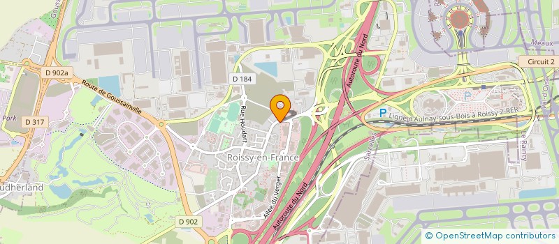 localisation de l'entreprise STARK à ROISSY-EN-FRANCE