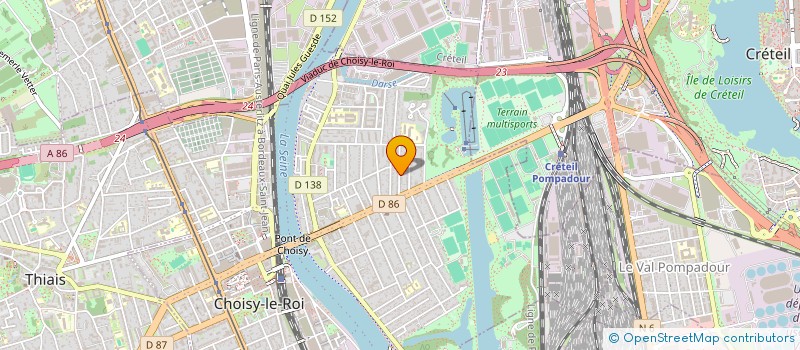 localisation de l'entreprise STARK à CHOISY-LE-ROI