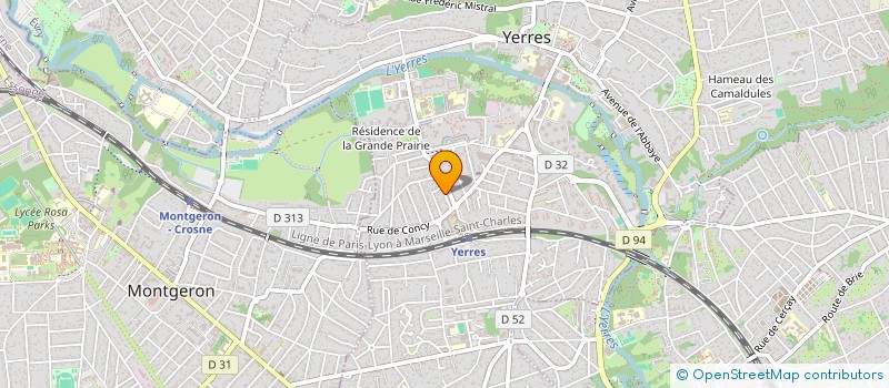 localisation de l'entreprise STARK  YERRES