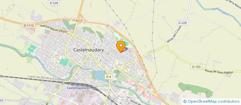 localisation de l'entreprise STARK CARS  CASTELNAUDARY