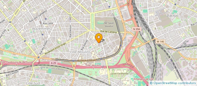 localisation de l'entreprise STARK HOLDING  LILLE