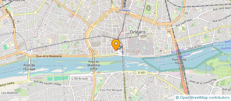 localisation de l'entreprise STARK PATRIMOINE à ORLEANS