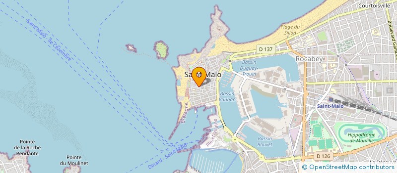 localisation de l'entreprise STARKUS  SAINT-MALO