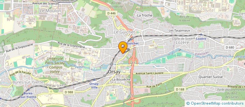 localisation de l'entreprise STARLANE GLOBAL  ORSAY